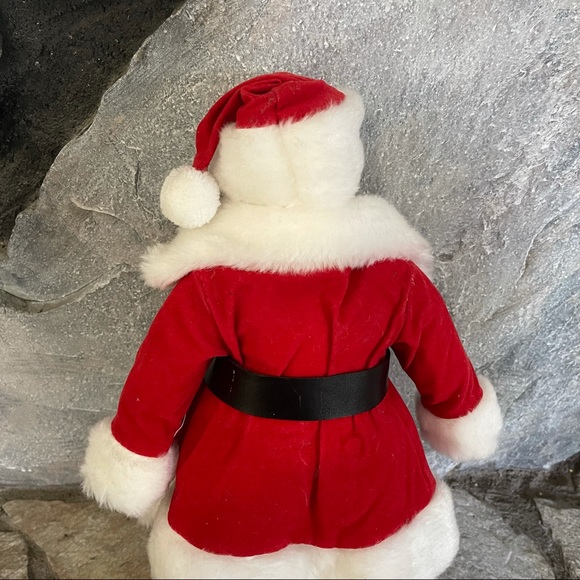 Vintage 16” Soft Body Porcelain Santa Doll Figure - Picture 5 of 11